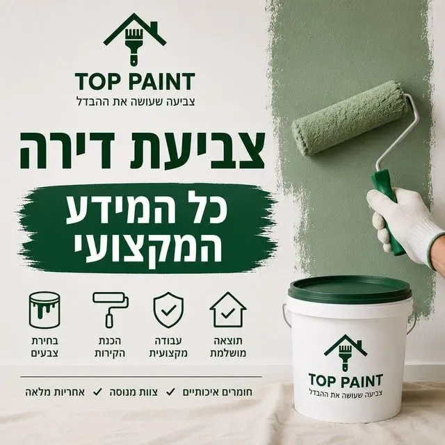 צביעת דירה מידע מקצועי